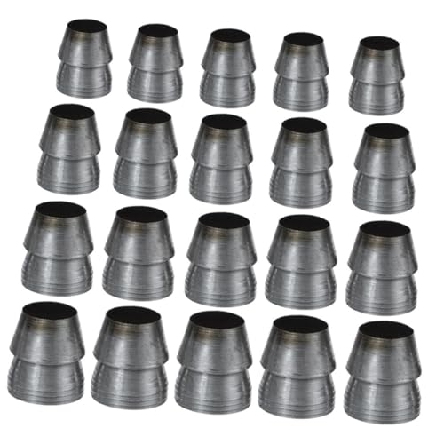 FUTUREORYY 20 Stück Teiliges Metallkeile für Gartengeräte Konische Griffkeile aus Robustem Eisen zur Verstärkung von Hammer und Axtstielen Langlebige Rostfreie Verbindung für Sicheren Halt von FUTUREORYY