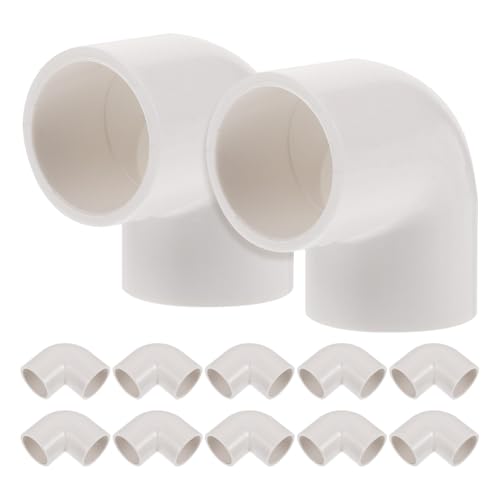 FUTUREORYY 20 Stück Teiliges PVC Kunststoff Wasserverbinder Wiederverwendbar für Bewässerung Gartenbau Hydroponik DIY Rohrverbindung Adapter Kunststofffittings von FUTUREORYY