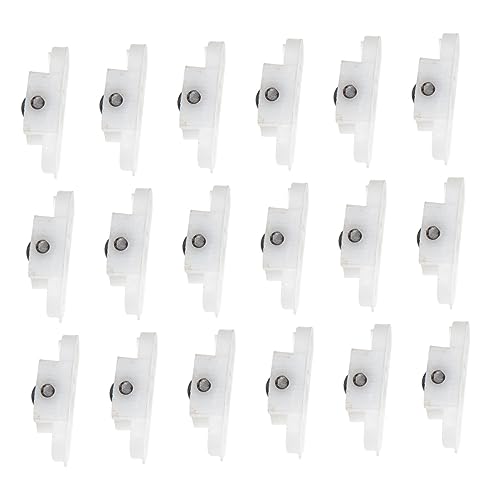 FUTUREORYY 20 Stück Teiliges Schiebetürrollen aus Einzelne Laufräder mit Hoher Tragfähigkeit Reibungsarmes Gleiten für Möbel Schiebetüren Fenster und Schränke Langlebige Pulley roller von FUTUREORYY