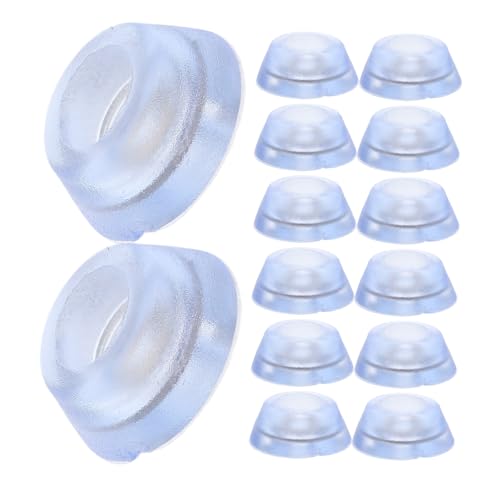FUTUREORYY 20 Stück Teiliges Transparente rutschfeste Silikonmöbelfüße mit Schrauben Weiche Gummipads für Schneidebretter Möbelbeine Bodenschutz Verschleißfest und Langlebig von FUTUREORYY