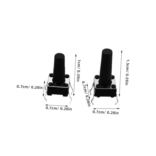 FUTUREORYY 200 Stück Mikro taktil druckschalter Typen Miniatur Schalter für Elektronische Schaltungen Breadboard und Geräte Platzsparend Leicht Bedienbar Vielseitig Einsetzbar FUTUREORYY 200 Stück Mikro taktil druckschalter Typen Miniatur Schalter für Elektronische Schaltungen Breadboard und Geräte Platzsparend Leicht Bedienbar Vielseitig Einsetzbar von FUTUREORYY