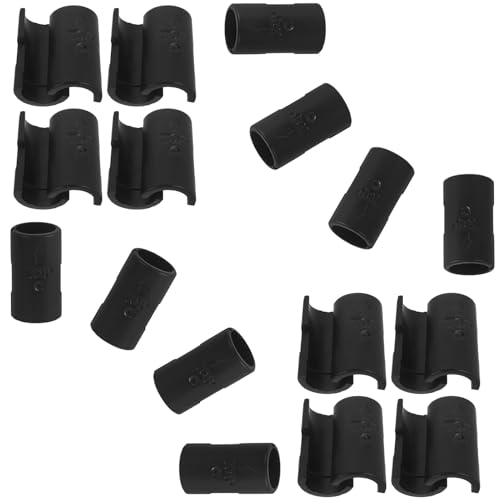 FUTUREORYY 24 Stück Teiliges Kunststoffklemmen Drahtregale Stabile Regalklammern zur Befestigung von Drahtregalen Rohrzwingen für Rohraußendurchmesser Einfache Montage Langlebig und von FUTUREORYY