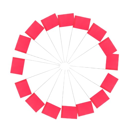 FUTUREORYY 24 Stück Teiliges Markierungsflaggen mit Edelstahl Pfählen Leuchtend Rote PVC Gartenflaggen Langlebig und Sichtbar für Industrie Landschaft Vermessung Haustierbegrenzung FUTUREORYY 24 Stück Teiliges Markierungsflaggen mit Edelstahl Pfählen Leuchtend Rote PVC Gartenflaggen Langlebig und Sichtbar für Industrie Landschaft Vermessung Haustierbegrenzung von FUTUREORYY