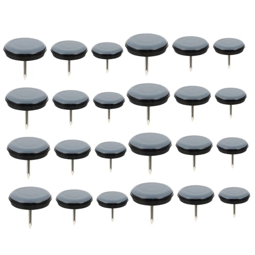 FUTUREORYY 24 Stück Teiliges Möbelgleiter mit Nägeln Stabile PTFE Kissen Kratzfeste Stuhlgleiter für Holzstühle Parkettschoner Geräuscharm Geeignet für Harte Böden und Teppiche FUTUREORYY 24 Stück Teiliges Möbelgleiter mit Nägeln Stabile PTFE Kissen Kratzfeste Stuhlgleiter für Holzstühle Parkettschoner Geräuscharm Geeignet für Harte Böden und Teppiche von FUTUREORYY