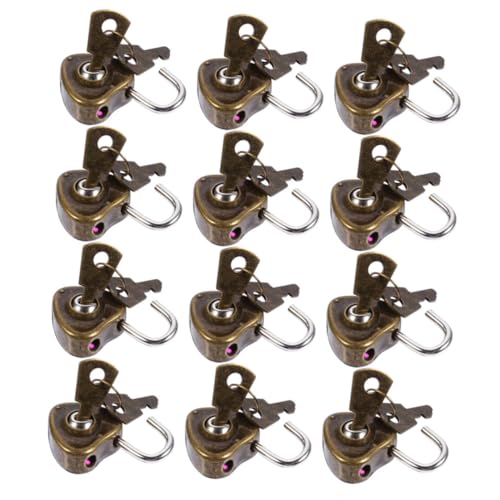 FUTUREORYY 25 Stück Teiliges Herz vorhängeschloss Legierung Antiker Stil Rostbeständig mit Schlüssel Geeignet als Reiseschloss und Tagebuch dekoration Kompakt und Langlebig FUTUREORYY 25 Stück Teiliges Herz vorhängeschloss Legierung Antiker Stil Rostbeständig mit Schlüssel Geeignet als Reiseschloss und Tagebuch dekoration Kompakt und Langlebig von FUTUREORYY