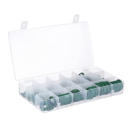 FUTUREORYY 265 Stk Teiliges Gummi Dichtungsring Sortiment Set Vielseitiges Reparatur Zubehör Ölbeständig Hitzebeständig UV Resistent für Auto Klimaanlage Elektrowerkzeuge Motorräder und von FUTUREORYY