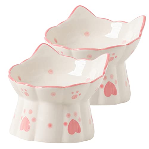 FUTUREORYY 2stücke Hochbeet Hundeschüssel Aus Keramik Erhöhter Napf Mit Nackenstütze Für Katzen Und Hunde rutschfeste Futter Und Wasserschalen Für Bequemes Fressen Und Trinken FUTUREORYY 2stücke Hochbeet Hundeschüssel Aus Keramik Erhöhter Napf Mit Nackenstütze Für Katzen Und Hunde rutschfeste Futter Und Wasserschalen Für Bequemes Fressen Und Trinken von FUTUREORYY