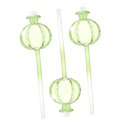 FUTUREORYY 3 Stück Automatische Bewässerungskugeln für Zimmerpflanzen Niedliche Kaktusform aus Klarem Glas Selbstbewässerndes Pflanzgerät für Blumentöpfe und Bonsai Einfache Handhabung bei von FUTUREORYY