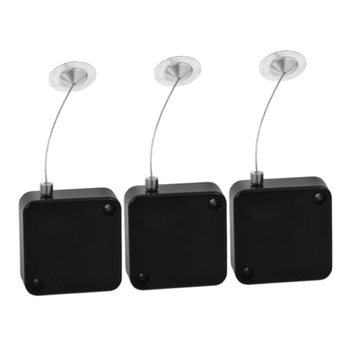 FUTUREORYY 3 Stück Einziehbares Sicherheitskabel mit Stahlseil Robuste Diebstahlsicherung für Laptop Tablet und Mobilgeräte Kabel mit Verriegelung Vielseitig für Ausstellungen und von FUTUREORYY