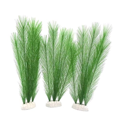 FUTUREORYY 3 Stück Künstliche Wasserpflanzen Dekorative Aquarienpflanzen aus Kunststoff für Fischbecken Hohe Grüne Gras Ähnliche Ornamente für Aquarien Design FUTUREORYY 3 Stück Künstliche Wasserpflanzen Dekorative Aquarienpflanzen aus Kunststoff für Fischbecken Hohe Grüne Gras Ähnliche Ornamente für Aquarien Design von FUTUREORYY