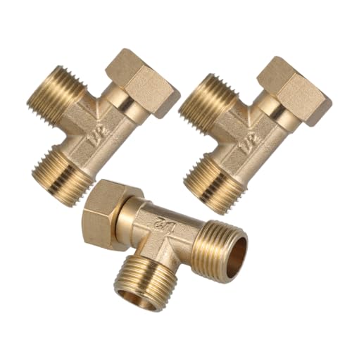 FUTUREORYY 3 Stück Kupfer Rohrverbinder Drei-wege Wasserleitung Verteiler Hochtemperaturbeständig Druckfest Mit Schnellverschluss für Warmwasserbereiter Systeme FUTUREORYY 3 Stück Kupfer Rohrverbinder Drei-wege Wasserleitung Verteiler Hochtemperaturbeständig Druckfest Mit Schnellverschluss für Warmwasserbereiter Systeme von FUTUREORYY
