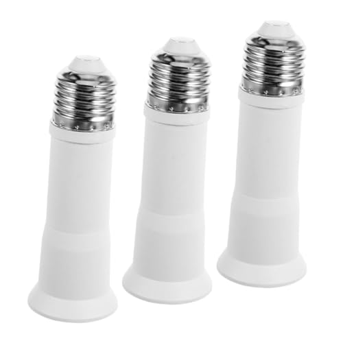 FUTUREORYY 3 Stück Lampenfassung Verlängerung Teilig Lichtsockel Adapter Flexibel Hitzebeständig Vielseitig Einsetzbar für Sensorlampen Werkstatt Garage Wohn und Gewerberäume FUTUREORYY 3 Stück Lampenfassung Verlängerung Teilig Lichtsockel Adapter Flexibel Hitzebeständig Vielseitig Einsetzbar für Sensorlampen Werkstatt Garage Wohn und Gewerberäume von FUTUREORYY