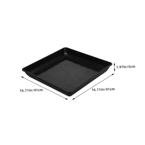 FUTUREORYY 3 Stück Pflanzuntersetzer aus Robustem PP Kunststoff Quadratisch Dicke Pflanzschale zur Wasserauffangung Witterungsbeständig für Balkon und Garten Geeignet für Blumentöpfe und FUTUREORYY 3 Stück Pflanzuntersetzer aus Robustem PP Kunststoff Quadratisch Dicke Pflanzschale zur Wasserauffangung Witterungsbeständig für Balkon und Garten Geeignet für Blumentöpfe und von FUTUREORYY