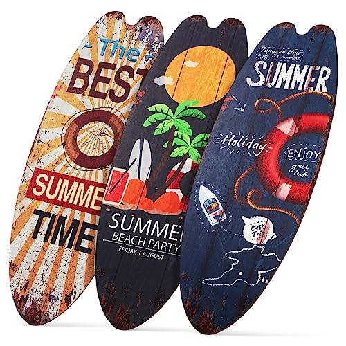 FUTUREORYY 3 Stück Surfbretter Wanddekoration aus Vielseitige Surfboard für Strandhäuser Badezimmer oder Tiki Bars Einfache Robuste Verarbeitung Design für Kreative Raumgestaltung FUTUREORYY 3 Stück Surfbretter Wanddekoration aus Vielseitige Surfboard für Strandhäuser Badezimmer oder Tiki Bars Einfache Robuste Verarbeitung Design für Kreative Raumgestaltung von FUTUREORYY