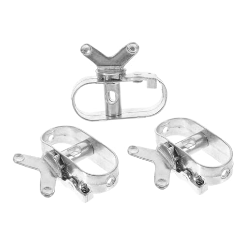 FUTUREORYY 3 Stück Teiliges Aluminium Seilspanner für Poolabdeckung Rostfrei Langlebig Einfach zu Bedienen Geeignet für Boden Poolabdeckungen und Winter Sicherheitsabdeckungen im von FUTUREORYY