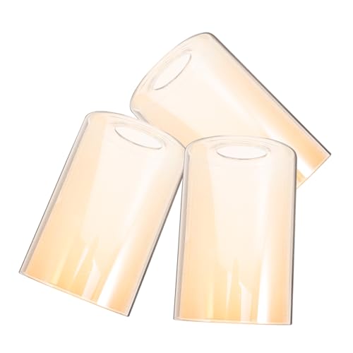 FUTUREORYY 3 Stück Teiliges Ersatz glaslampenschirme aus Bernstein für Kronleuchter Pendelleuchten Langlebige Glaslampenschirme für Deckenleuchten Warmes Licht für Gemütliche Wohnräume FUTUREORYY 3 Stück Teiliges Ersatz glaslampenschirme aus Bernstein für Kronleuchter Pendelleuchten Langlebige Glaslampenschirme für Deckenleuchten Warmes Licht für Gemütliche Wohnräume von FUTUREORYY