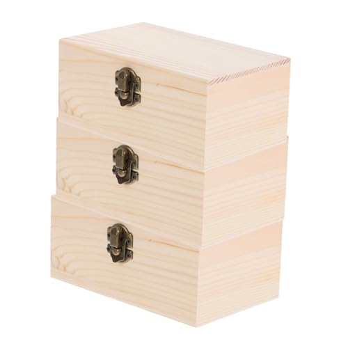 FUTUREORYY 3 Stück Teiliges Holz Schmuckkästchen mit Natürlicher Oberfläche Schmuckorganizer für Ringe und Halsketten Kompakte Aufbewahrungsbox für Frauen als für Schlafzimmer-dekor FUTUREORYY 3 Stück Teiliges Holz Schmuckkästchen mit Natürlicher Oberfläche Schmuckorganizer für Ringe und Halsketten Kompakte Aufbewahrungsbox für Frauen als für Schlafzimmer-dekor von FUTUREORYY