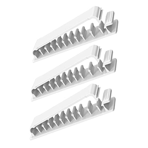 FUTUREORYY 3 Stück Teiliges Kabelmanagement Set mit Löchern Selbstklebender Kabelorganisator für Büro und Schreibtisch zur Aufbewahrung von USB Kabeln Stromkabeln und FUTUREORYY 3 Stück Teiliges Kabelmanagement Set mit Löchern Selbstklebender Kabelorganisator für Büro und Schreibtisch zur Aufbewahrung von USB Kabeln Stromkabeln und von FUTUREORYY