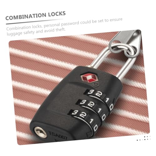 FUTUREORYY 3 Stück Zahlenschlösser für Gepäck mit Einstellbarem Code Robustes Vorhängeschloss für Koffer Rucksack und Schrank Einfach zu Bedienen Diebstahlsicher für Reisen und Alltag FUTUREORYY 3 Stück Zahlenschlösser für Gepäck mit Einstellbarem Code Robustes Vorhängeschloss für Koffer Rucksack und Schrank Einfach zu Bedienen Diebstahlsicher für Reisen und Alltag von FUTUREORYY