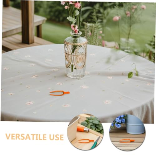 FUTUREORYY 300 Stück Gartenfixierwerkzeuge Weinreben Erdbeer -Support -Clip Befestigungsklammern für Pflanzenreben Erdbeergabel-Landwirtschaftsclip Weinbindeklammer Gitterclips Orange von FUTUREORYY