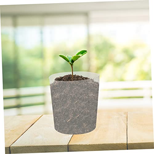 FUTUREORYY 36 Stück Transparente Pflanztöpfe mit Abflusslöchern Robuste Kunststoff Gewächshaus Töpfe für Orchideen und Pflanzen für Gartenarbeit und Anzucht von FUTUREORYY