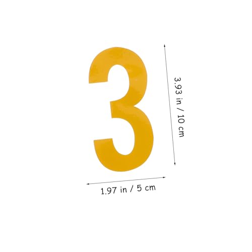 FUTUREORYY 4 Blätter Reflektierende Hausnummer Aufkleber Selbstklebende Wetterfeste Zahlen Sticker für Briefkasten Außenbereich Haltbare Pet Material Leicht Anzubringen und Rückstandsfrei FUTUREORYY 4 Blätter Reflektierende Hausnummer Aufkleber Selbstklebende Wetterfeste Zahlen Sticker für Briefkasten Außenbereich Haltbare Pet Material Leicht Anzubringen und Rückstandsfrei von FUTUREORYY