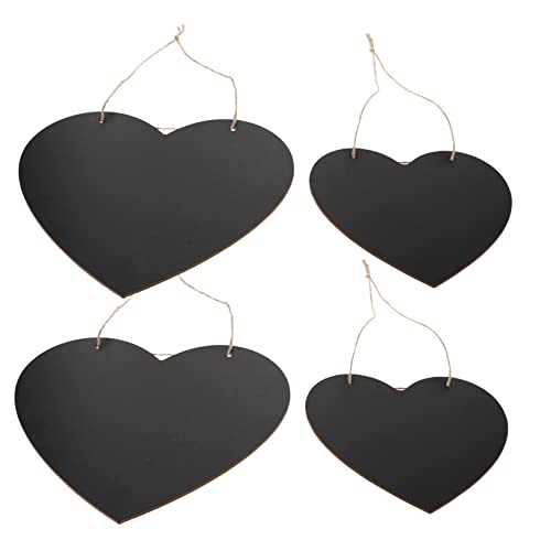 FUTUREORYY 4 STÜCKE Hängendes Mini Herzschilder DIY Kreidetafeln für Zuhause Bars Dekorative Tafel in Zwei für Kreative Beschriftungen FUTUREORYY 4 STÜCKE Hängendes Mini Herzschilder DIY Kreidetafeln für Zuhause Bars Dekorative Tafel in Zwei für Kreative Beschriftungen von FUTUREORYY