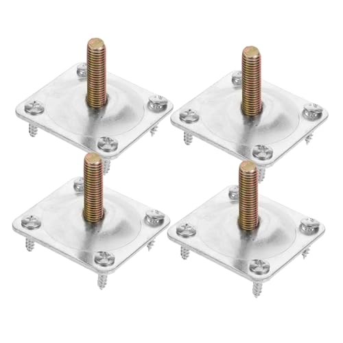 FUTUREORYY 4 Sätze Teiliges Möbelbein verbindungsplatten Reparatur Beschädigter Sofas und Stühle Stabile Flache Montageplatten für Verbesserte Möbelstabilität und Langlebige von FUTUREORYY