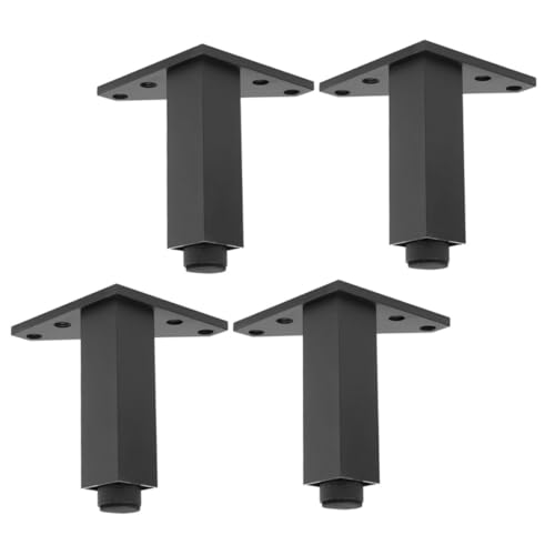 FUTUREORYY 4 Stück Aluminiumlegierung Möbelfüße Verstellbar Stabile Möbelbeine Schwarz rutschfest und Langlebig für Schränke Tv Einfache Montage und Hohe Tragfähigkeit FUTUREORYY 4 Stück Aluminiumlegierung Möbelfüße Verstellbar Stabile Möbelbeine Schwarz rutschfest und Langlebig für Schränke Tv Einfache Montage und Hohe Tragfähigkeit von FUTUREORYY