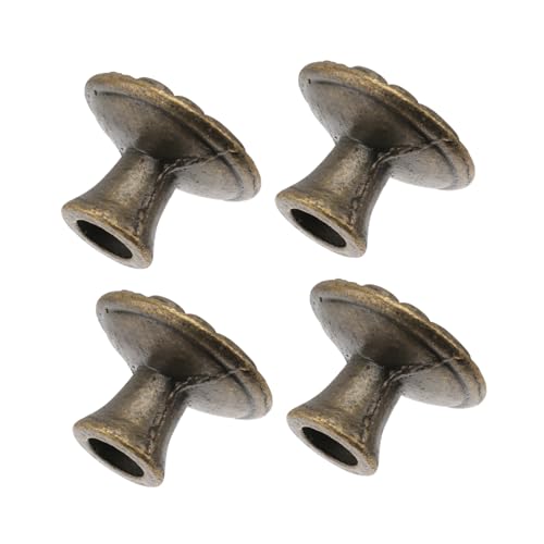 FUTUREORYY 4 Stück Antike Schrankknöpfe Retro Möbelgriffe aus Langlebigem für Küchenschränke Kommoden und Dekorative Runde Vintage Türgriffe in Bronze von FUTUREORYY