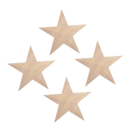 FUTUREORYY 4 Stück Geschnitzte Holzapplikationen Fünf-sterne Onlays Europäischer Stil Robustes Holz Unbemalt für Retro Möbel Schranktüren Betten Kleiderschränke DIY Holzverzierung FUTUREORYY 4 Stück Geschnitzte Holzapplikationen Fünf-sterne Onlays Europäischer Stil Robustes Holz Unbemalt für Retro Möbel Schranktüren Betten Kleiderschränke DIY Holzverzierung von FUTUREORYY