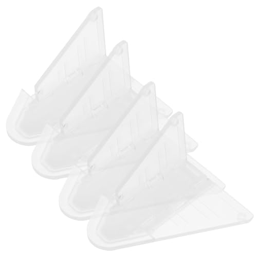 FUTUREORYY 4 Stück Kindersichere Schiebetürschlösser Transparent Langlebig ohne Schrauben Einfache Montage Fenstersperre für Schiebetüren Babyschutz Sicherheitsriegel von FUTUREORYY