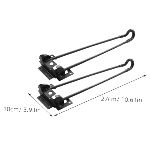 FUTUREORYY 4 Stück Klappbare Hairpin Tischbeine aus Massivem Eisen Stabile Möbelfüße Rostfrei Platzsparend als Ersatz für Esstisch Schreibtisch und Bank Einfach zu Montieren von FUTUREORYY