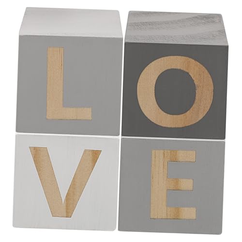 FUTUREORYY 4 Stück Love Holzblock Deko Nordic Stil Home Cube Ornament aus Natürlichem Holz Robust und Farbbeständig für Wohnzimmer Schreibtisch und Regale Gemütliche Wohnaccessoires FUTUREORYY 4 Stück Love Holzblock Deko Nordic Stil Home Cube Ornament aus Natürlichem Holz Robust und Farbbeständig für Wohnzimmer Schreibtisch und Regale Gemütliche Wohnaccessoires von FUTUREORYY