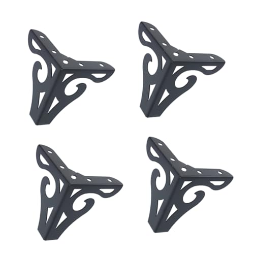 FUTUREORYY 4 Stück Metall möbelfüße Hohe Schwarze Dreieck Sofa Schrankbeine Stabile Ersatzmöbelbeine aus Hochwertigem Eisen Einfach zu Montieren Geeignet für Tv schränke und Couchtische von FUTUREORYY