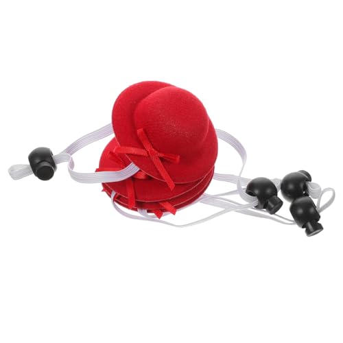 FUTUREORYY 4 Stück Miniatur Filzhüte in Rot Zierliche Mini Hüte für Puppen DIY Bastelbedarf Leichte Dekorative Mini Hut Ornamente für Partys und Fotografie FUTUREORYY 4 Stück Miniatur Filzhüte in Rot Zierliche Mini Hüte für Puppen DIY Bastelbedarf Leichte Dekorative Mini Hut Ornamente für Partys und Fotografie von FUTUREORYY