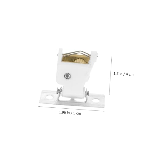FUTUREORYY 4 Stück Teiliges Cord Lock für Fenster und Bambusjalousien Langlebige Einfache Montage Stabiler Halt Passend für Standardstangen Praktisches Zubehör für Fensterdekoration von FUTUREORYY