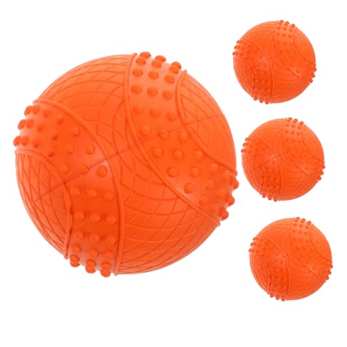 FUTUREORYY 4 Stück Teiliges Gummi Hundebälle mit Quietscher Leichte Langlebige Kauspielzeuge für Kleine Hunde Schwimmfähig Farblich Sortiert für Drinnen und Draußen Fördert Spielerische FUTUREORYY 4 Stück Teiliges Gummi Hundebälle mit Quietscher Leichte Langlebige Kauspielzeuge für Kleine Hunde Schwimmfähig Farblich Sortiert für Drinnen und Draußen Fördert Spielerische von FUTUREORYY