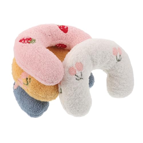 FUTUREORYY 4stücke Katzenkissen U-Form Für Haustiere Weiches Flauschiges Nackenkissen Zur Beruhigung Strapazierfähiges Kuschelkissen Für Katzen Und Kleine Hunde Farben Erhältlich Für Schlaf u von FUTUREORYY