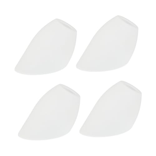 FUTUREORYY 4 Stück Teiliges Kunststoff Lampenschirm Schräger Kopf Tischlampenabdeckung Mittelloch Moderner Lampenschirm Ersatz für Steh Tischleuchten Einfache Montage Wohnliches Design von FUTUREORYY