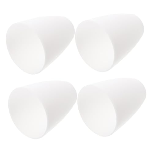 FUTUREORYY 4 Stück Teiliges Lampenschirm Kunststoff Einfacher Lampenschirm für Tischlampe Wandlampe Nachttischlampe Dekorative Lampenabdeckung Weiches Licht Einfache Installation von FUTUREORYY