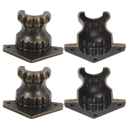 FUTUREORYY 4 Stück Teiliges Möbel Füße aus Antiker Legierung Stabiler Support mit Luxuriösem Finish Dekorative Tisch Nachttischbeine Vielseitig Einsetzbar für Schränke und Vitrinen Einfache FUTUREORYY 4 Stück Teiliges Möbel Füße aus Antiker Legierung Stabiler Support mit Luxuriösem Finish Dekorative Tisch Nachttischbeine Vielseitig Einsetzbar für Schränke und Vitrinen Einfache von FUTUREORYY