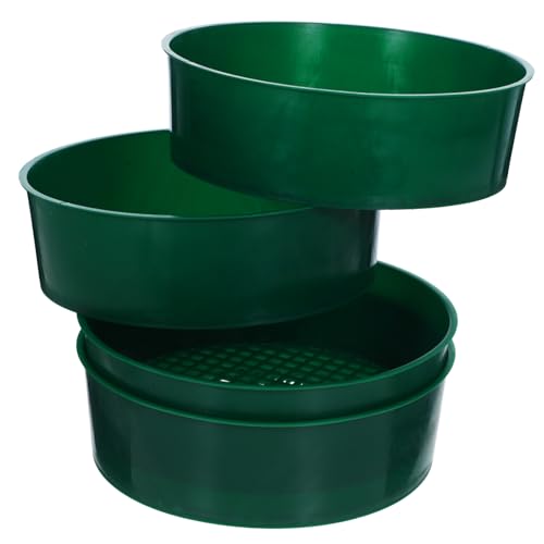 FUTUREORYY 4 Stück Teiliges Multi Use Gartensieb Siebwerkzeug zum Filtern von Erde und für Gartenliebhaber und Hausfrauen Vielseitig Einsetzbar zur Verbesserung Pflanzerfahrung von FUTUREORYY