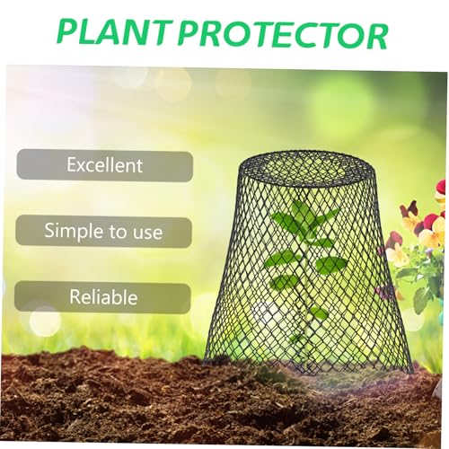 FUTUREORYY 4 Stück Teiliges Stabiles Pflanzen schutznetz mit Robustem Metallrahmen Wiederverwendbarer Gartenschutz für Blumen Gemüsebeete Atmungsaktive Abdeckungen zum Schutz vor Tieren und FUTUREORYY 4 Stück Teiliges Stabiles Pflanzen schutznetz mit Robustem Metallrahmen Wiederverwendbarer Gartenschutz für Blumen Gemüsebeete Atmungsaktive Abdeckungen zum Schutz vor Tieren und von FUTUREORYY
