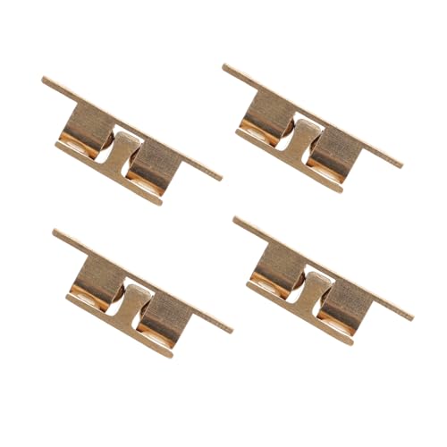 FUTUREORYY 4 Stück Teiliges Türschnäpper aus Messing Verstellbare Kugelspannung Langlebige Türfeder für Schränke Kleiderschränke Robuste Möbelschnäpper von FUTUREORYY