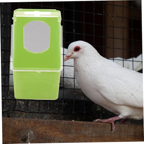 FUTUREORYY 4 Stück Teiliges Vogelkäfig Futterspender aus Robustem Vielseitiger Futterbecher für Tauben und Kleine Vögel Große Kapazität Langlebig und Glatt für Sichere Tierfütterung FUTUREORYY 4 Stück Teiliges Vogelkäfig Futterspender aus Robustem Vielseitiger Futterbecher für Tauben und Kleine Vögel Große Kapazität Langlebig und Glatt für Sichere Tierfütterung von FUTUREORYY