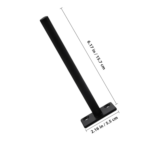 FUTUREORYY 4 Stück Unsichtbare Regalhalterungen Schwere Verdeckte Wandhalterung aus Massivem Eisen Schwimmende Unsichtbare Regalträger für Minimalistisches DIY Bücherregal Stabile von FUTUREORYY