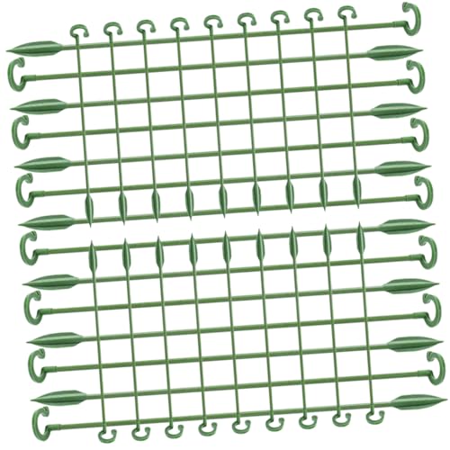FUTUREORYY 40 Stück Pflanzenstützen Wiederverwendbare Grüne Pflanzenstäbe Robuste Rankhilfen für Topfpflanzen und Orchideen und Lange Stützstäbe für Garten und Zimmerpflanzen von FUTUREORYY
