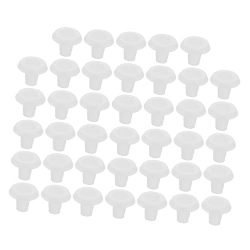 FUTUREORYY 40 Stück Teiliges Blinds Bottom Rail Button Plug aus Robustem Pom Material Langlebige Ersatzteile für Horizontale Jalousien Transparent Praktische Fensterrollo Reparatur Zubehör von FUTUREORYY