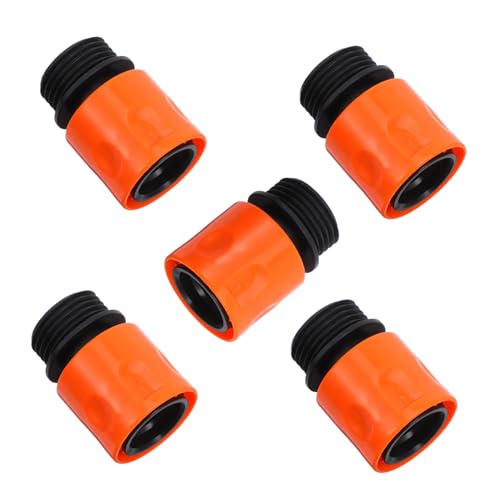 FUTUREORYY 5 Stück Kunststoff Schnellkupplung Gartenschlauch Anschlussstück Innen und Außengewinde Garten Wasserschlauch Reparaturverbinder Kompatibel mit Sprinklern und Wasserhähnen FUTUREORYY 5 Stück Kunststoff Schnellkupplung Gartenschlauch Anschlussstück Innen und Außengewinde Garten Wasserschlauch Reparaturverbinder Kompatibel mit Sprinklern und Wasserhähnen von FUTUREORYY
